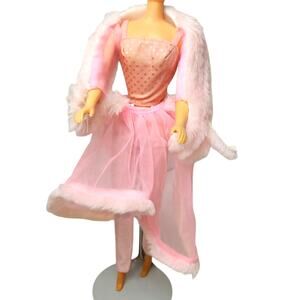 '81 Vintage Parts of Pretty in Pink Barbie Doll Outfit Restyle(No Doll Included)